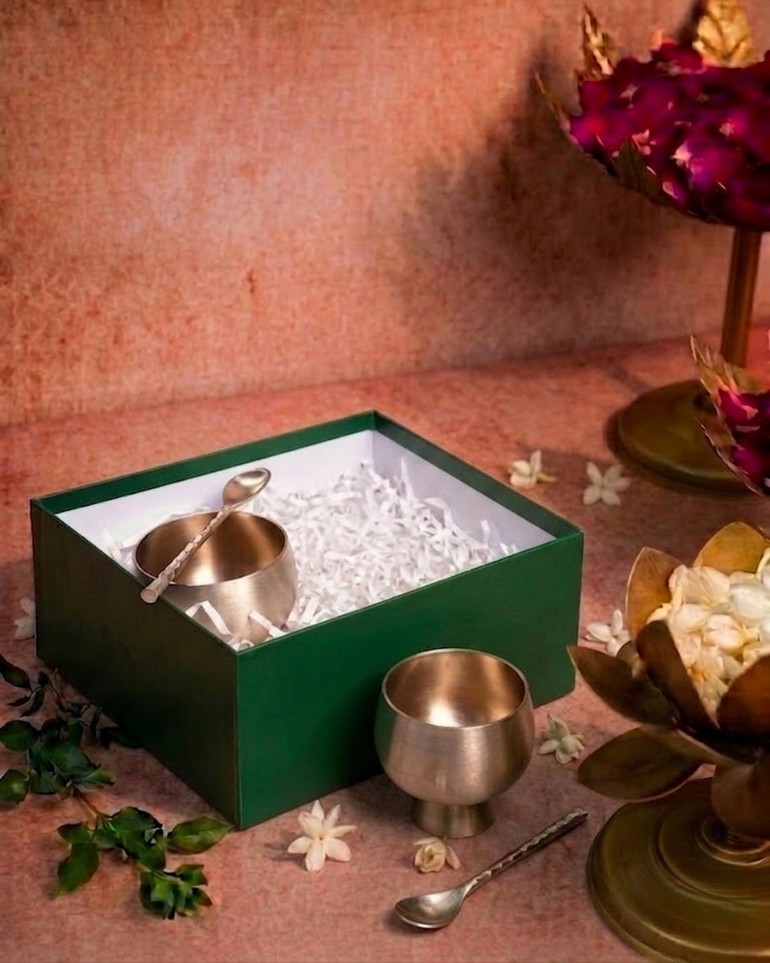 Gold Goblet Gift Set