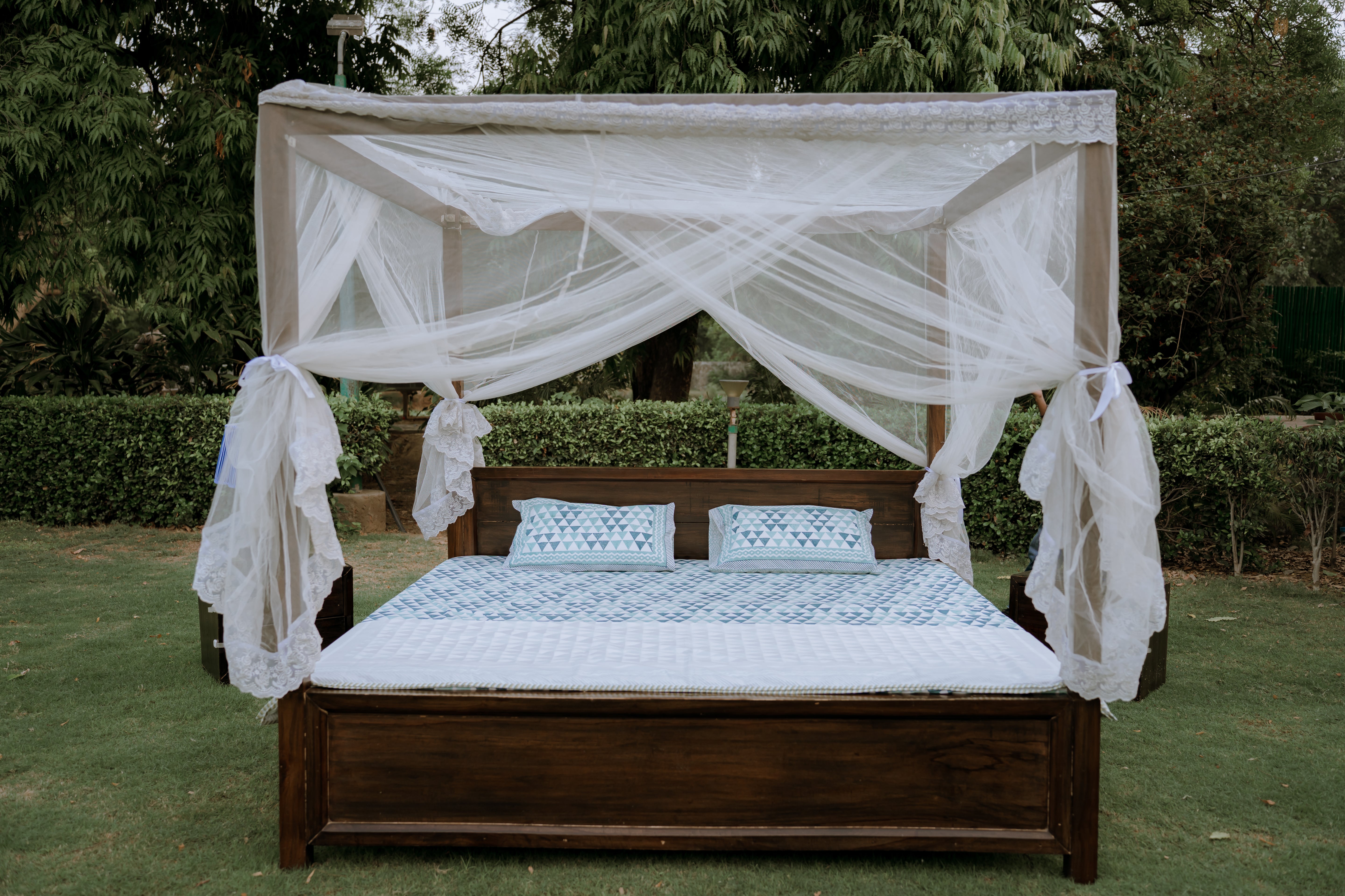 Aqua Prisim Organic Cotton Bedsheet