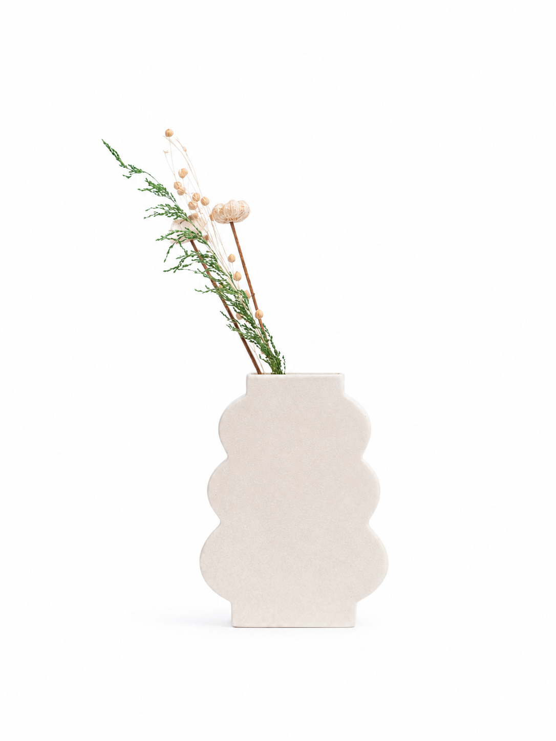 Ivory Wave Vase