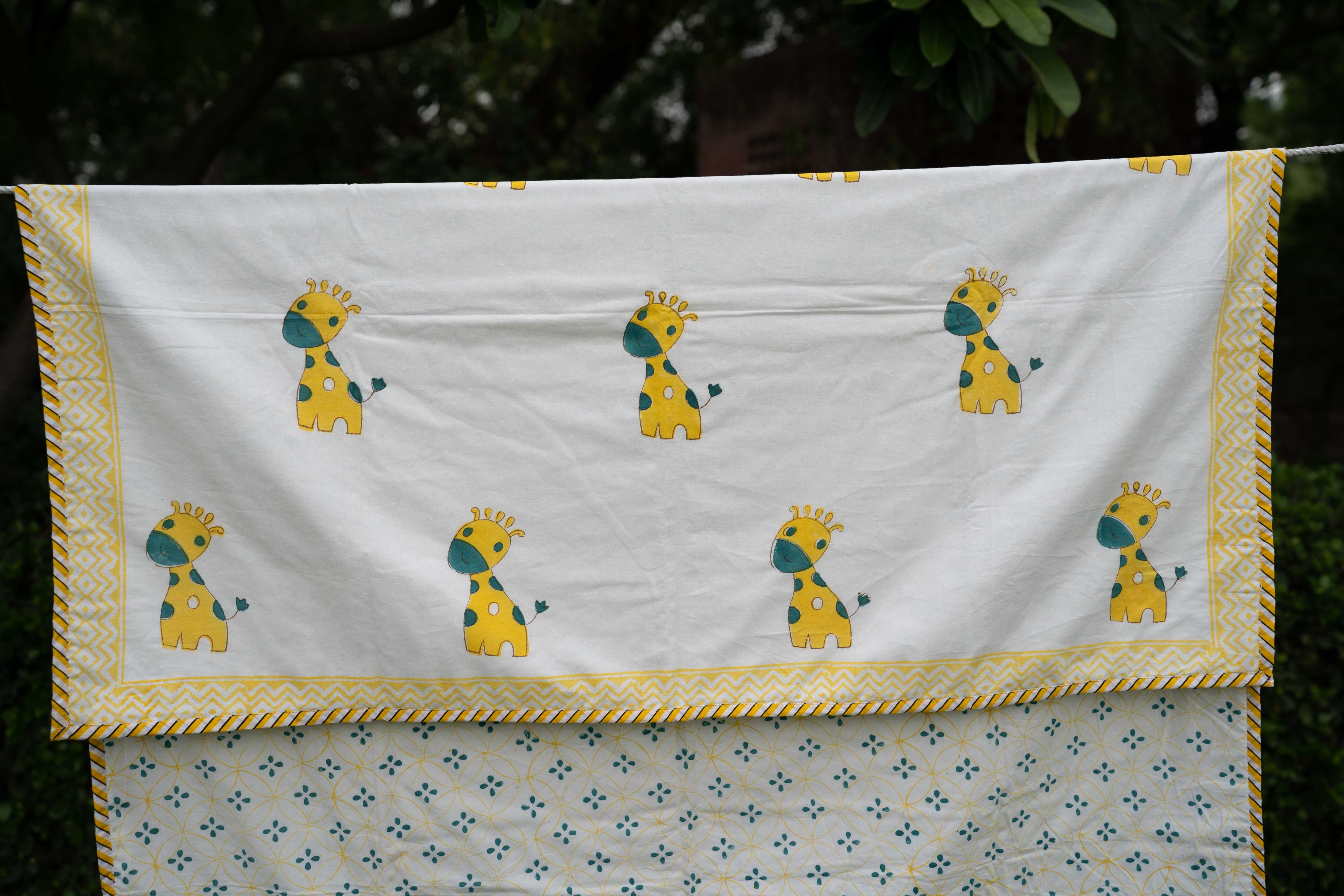 Giraffe Organic Cotton Dohar