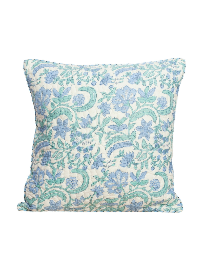 Shalimar light Blue-Green Cotton Quilted