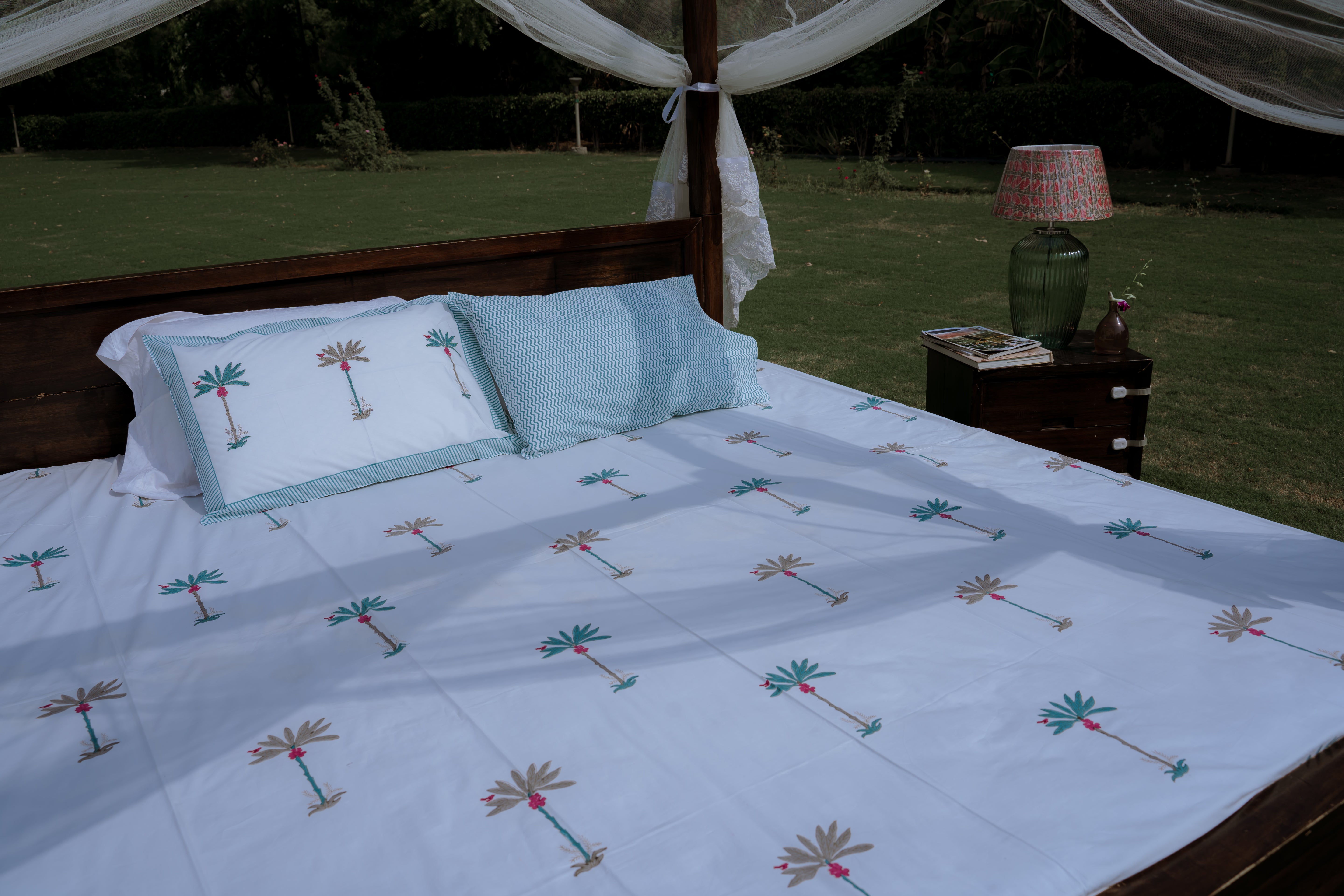 Tropical Noon Organic Cotton Bedsheet