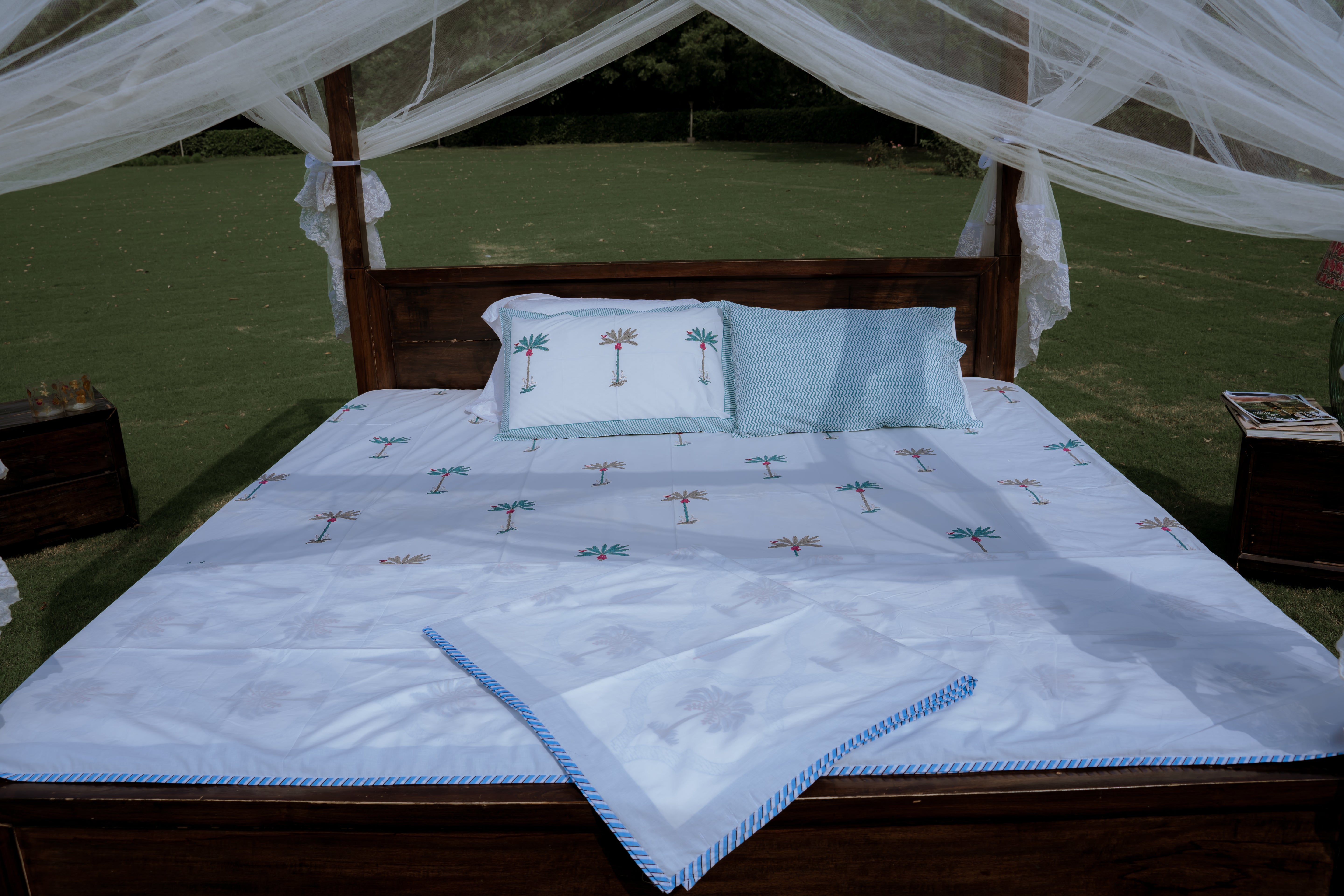 Tropical Noon Organic Cotton Bedsheet