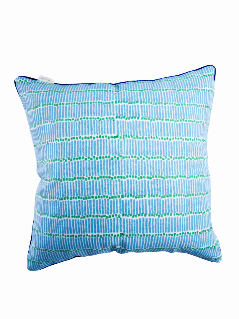 Bay Green Linen Cushion Cover