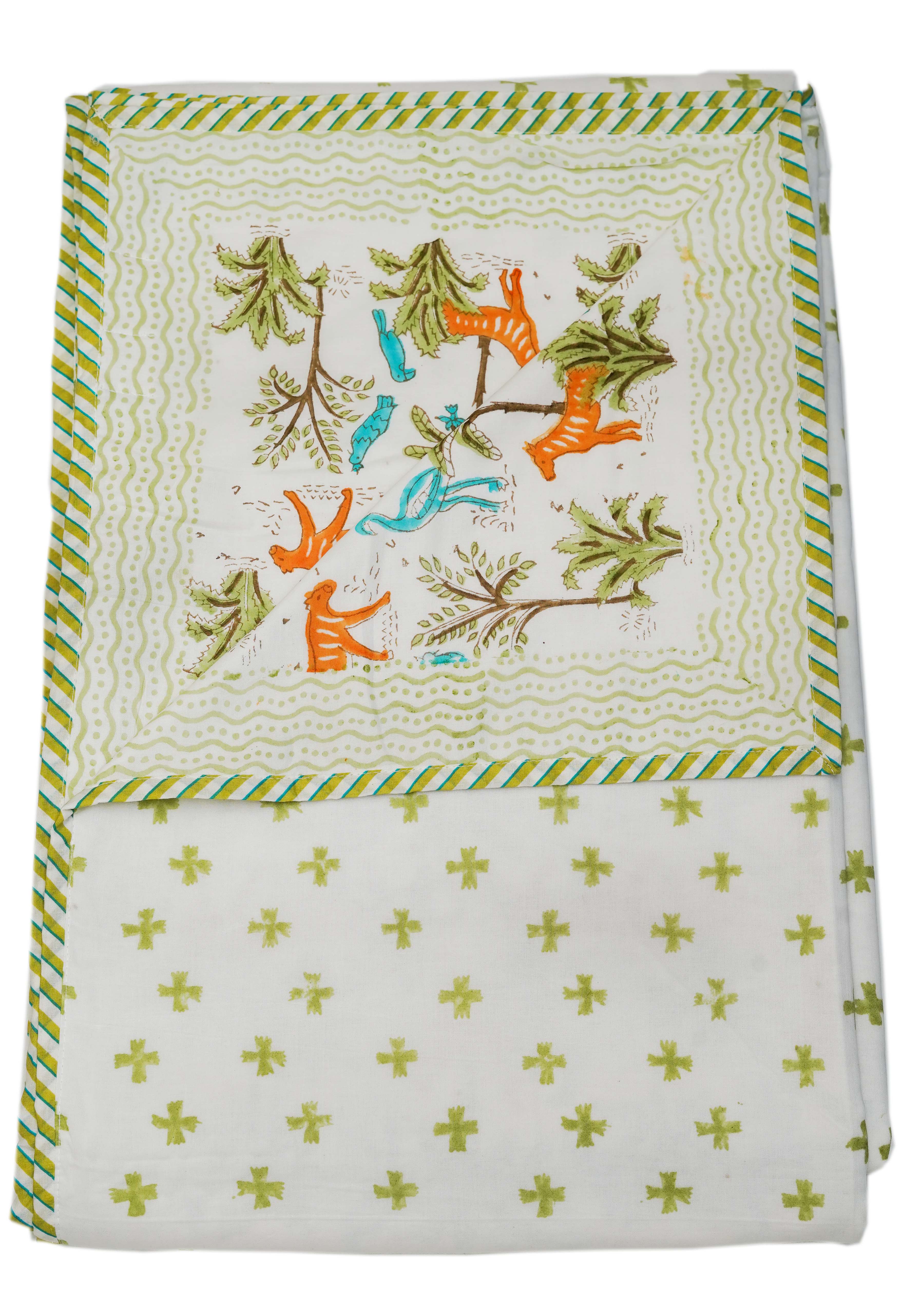 Tiger Safari Organic Cotton Dohar