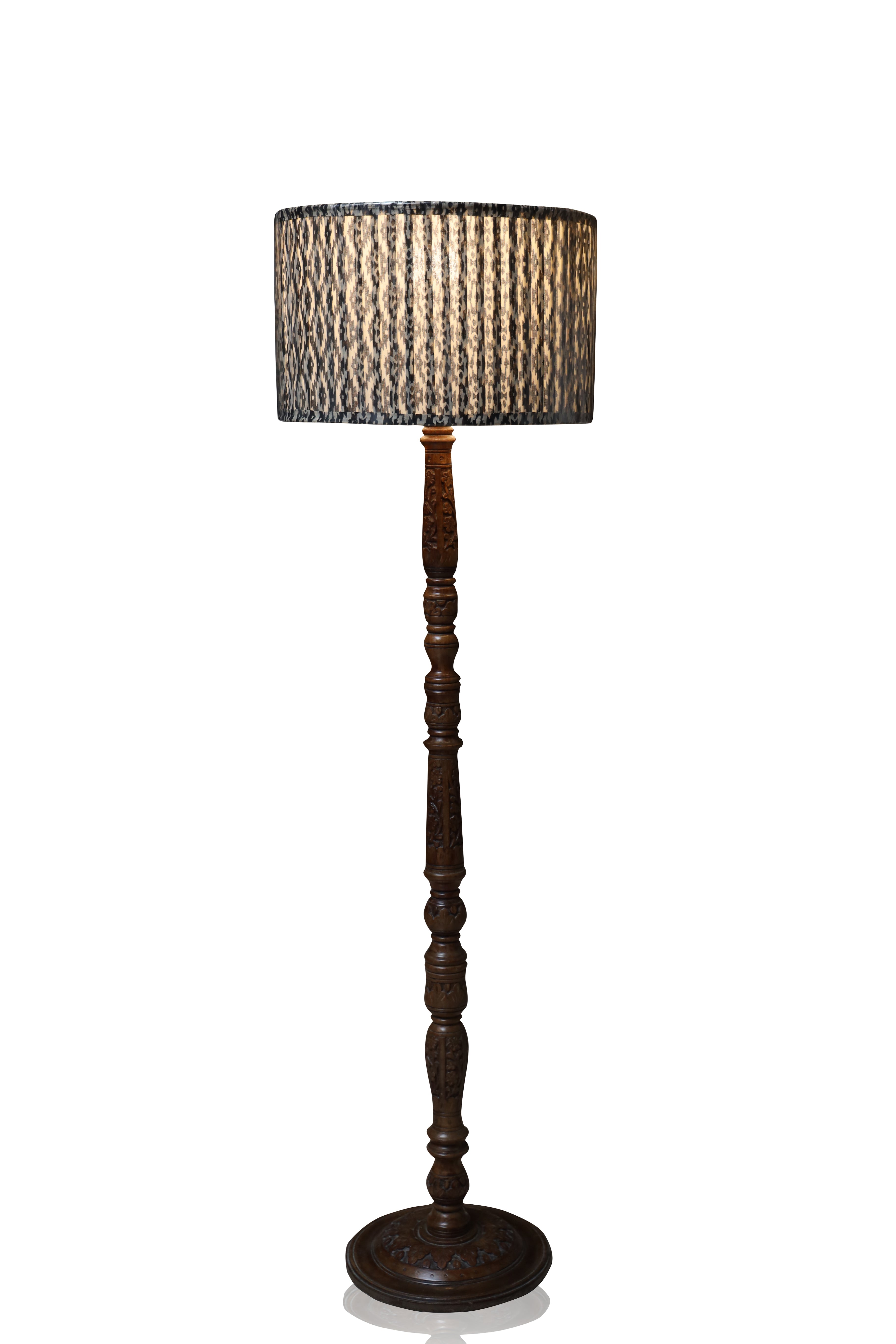 Noir Ikat Lamp Shade
