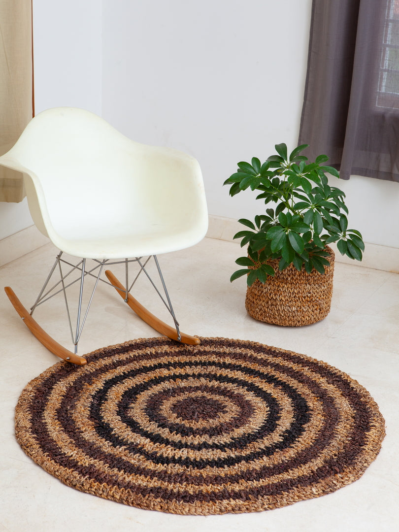 Banana Rug (black & natural)