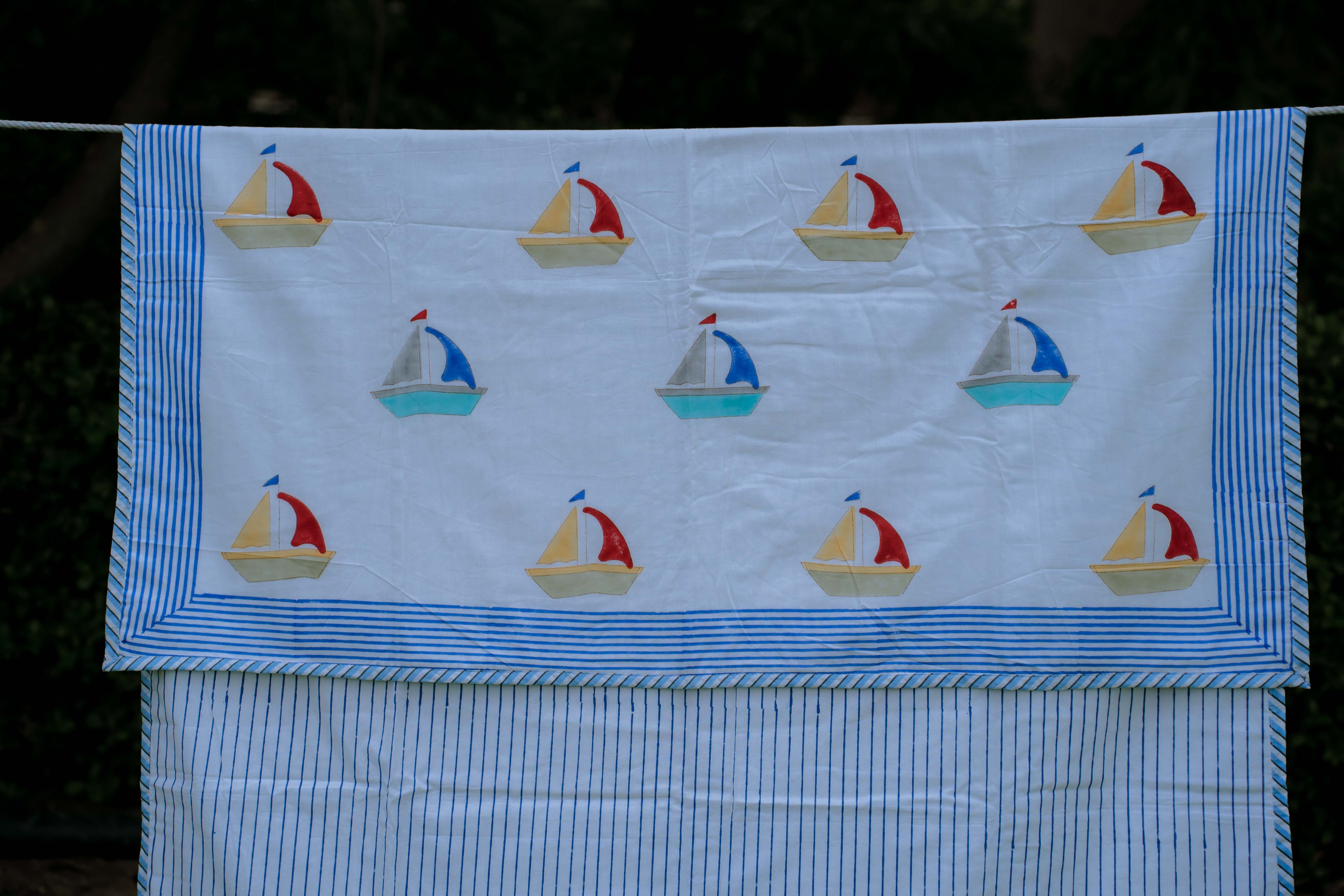 Sailor ship Organic Cotton Dohar