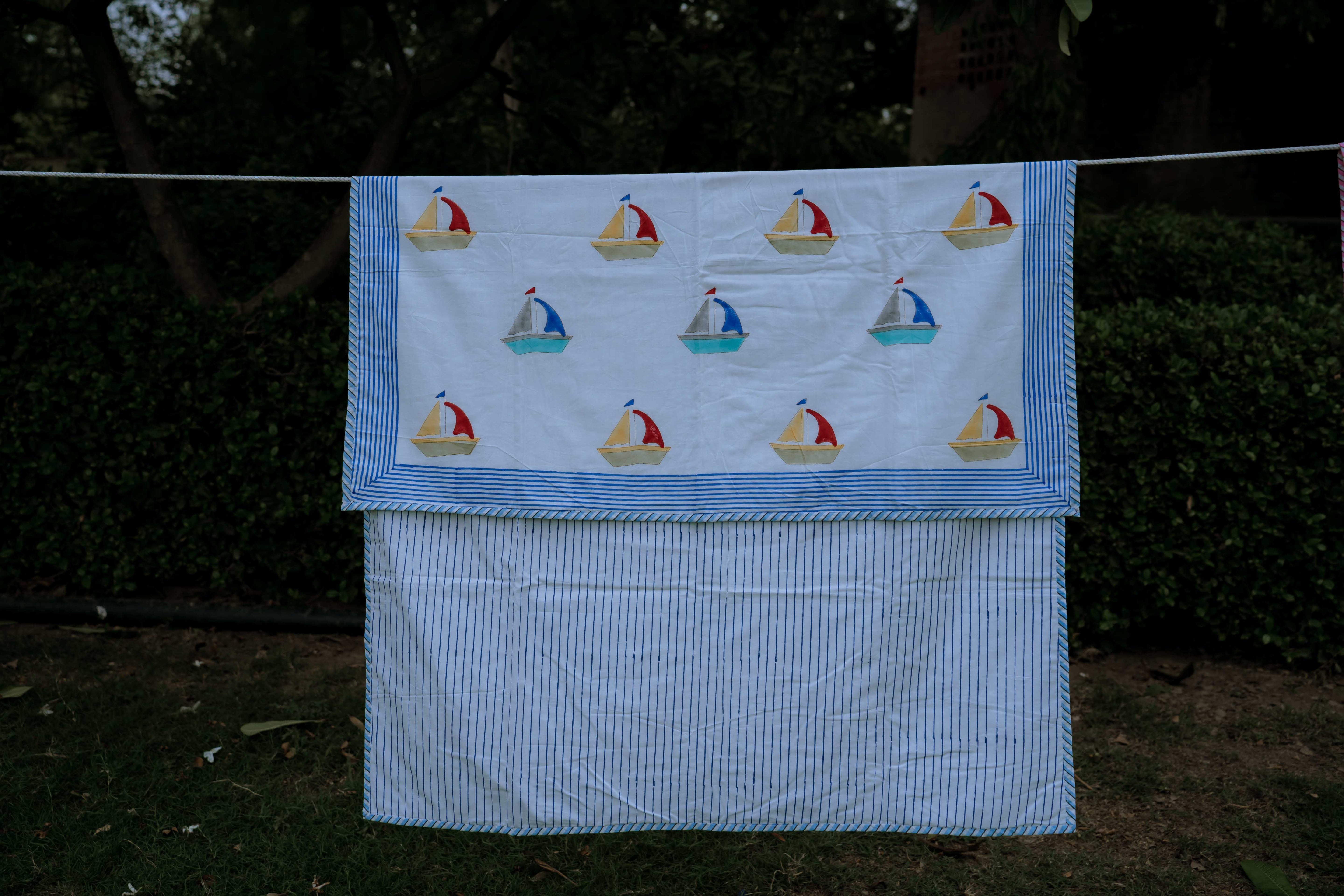 Sailor ship Organic Cotton Dohar