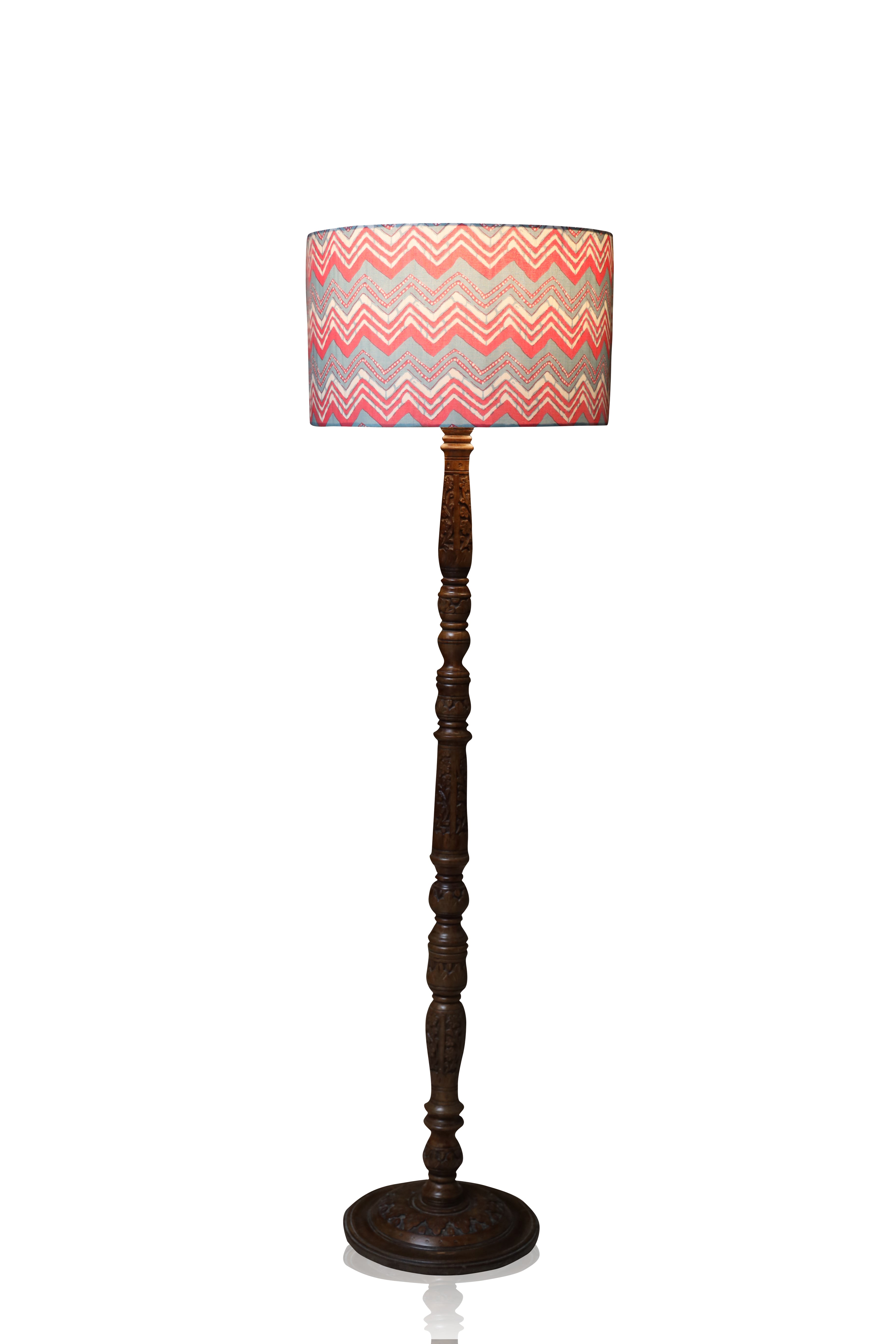 Sunset Zigzag Drum Shade