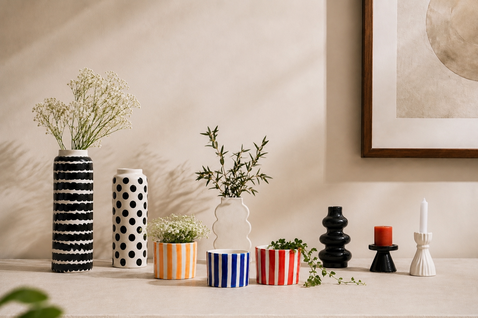 Vases, Planters & Candle Holders