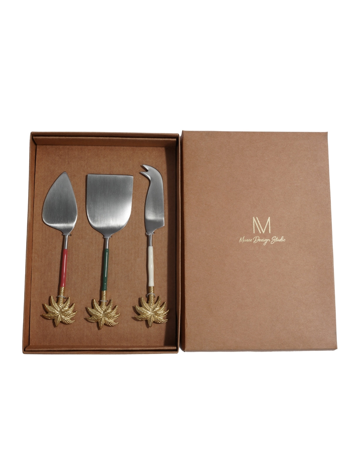 Palm Grove Cheese and Knife Set