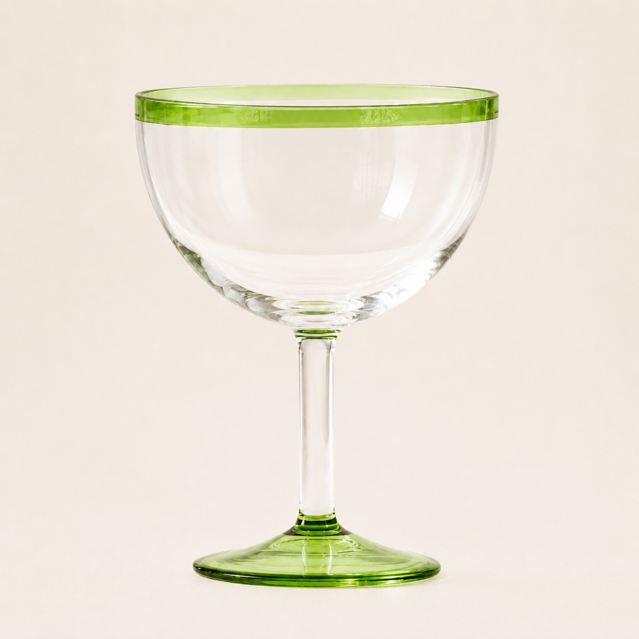 Sage Rim Cocktail Glasses (Set of 2)