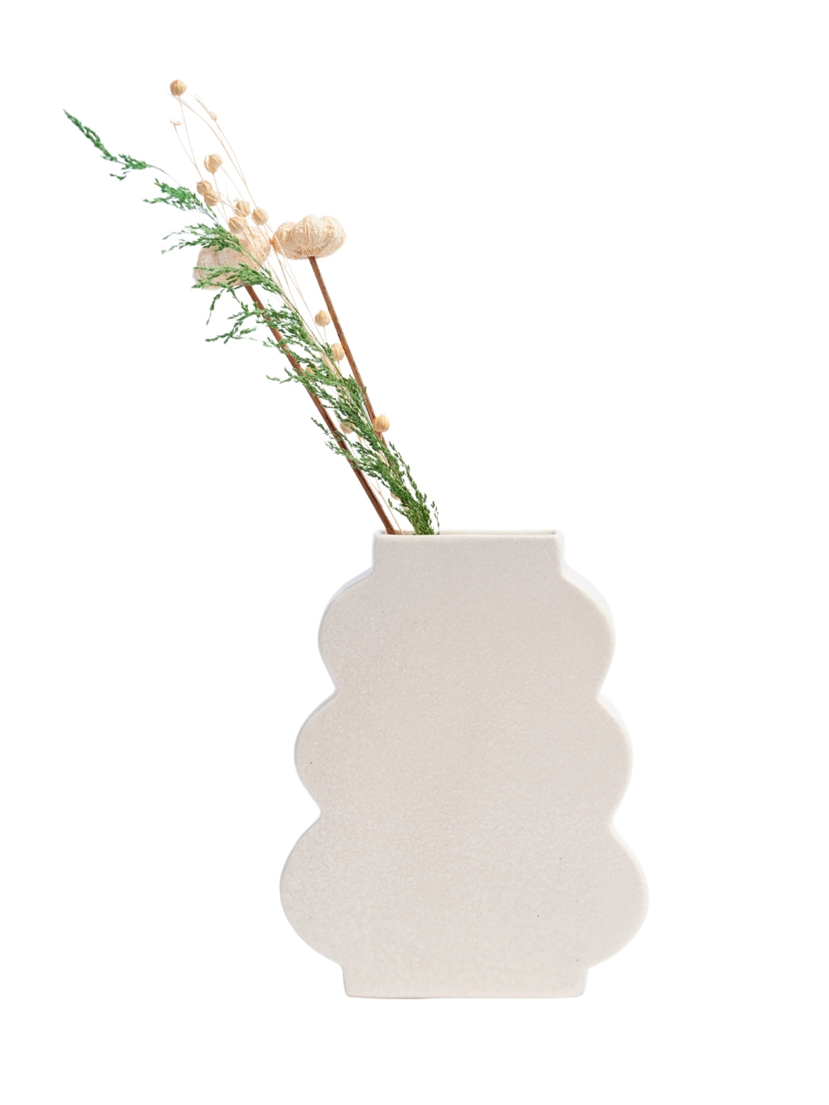 Ivory Wave Vase