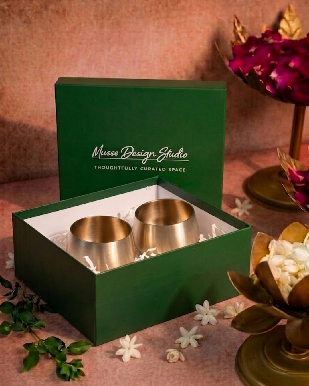 Gold Goblet Gift Set