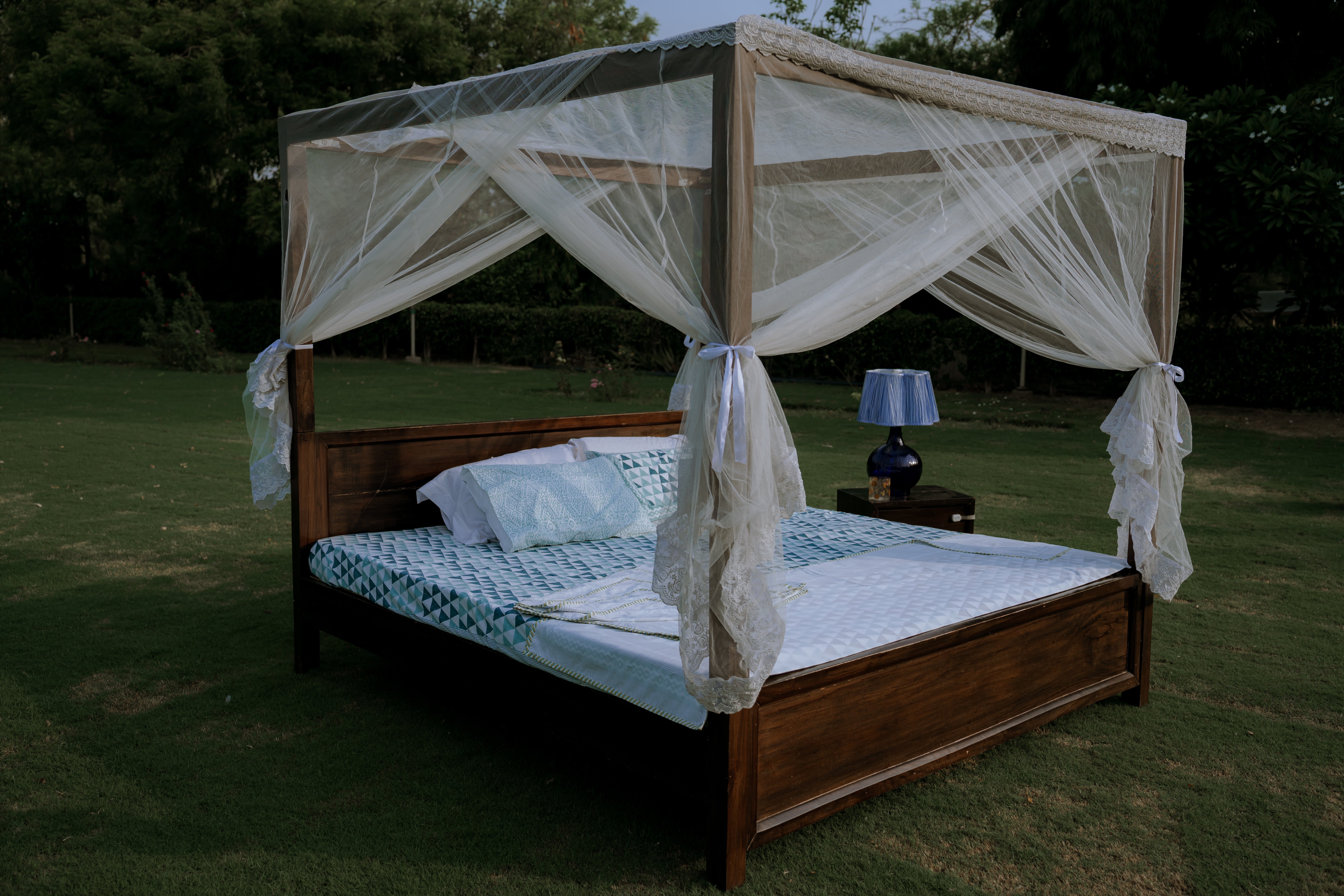 Aqua Prisim Organic Cotton Bedsheet