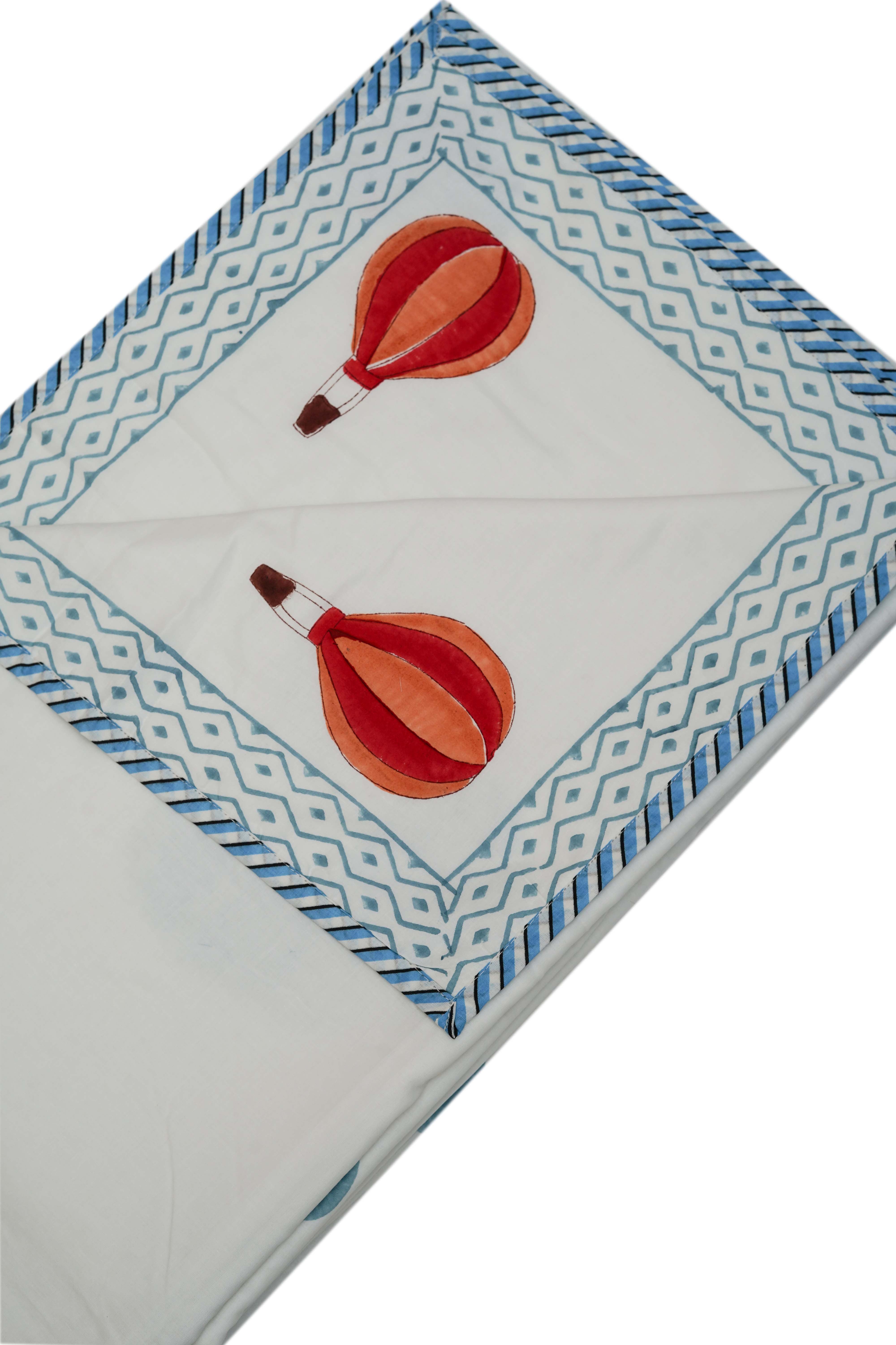 Hot air balloon Organic Cotton Dohar