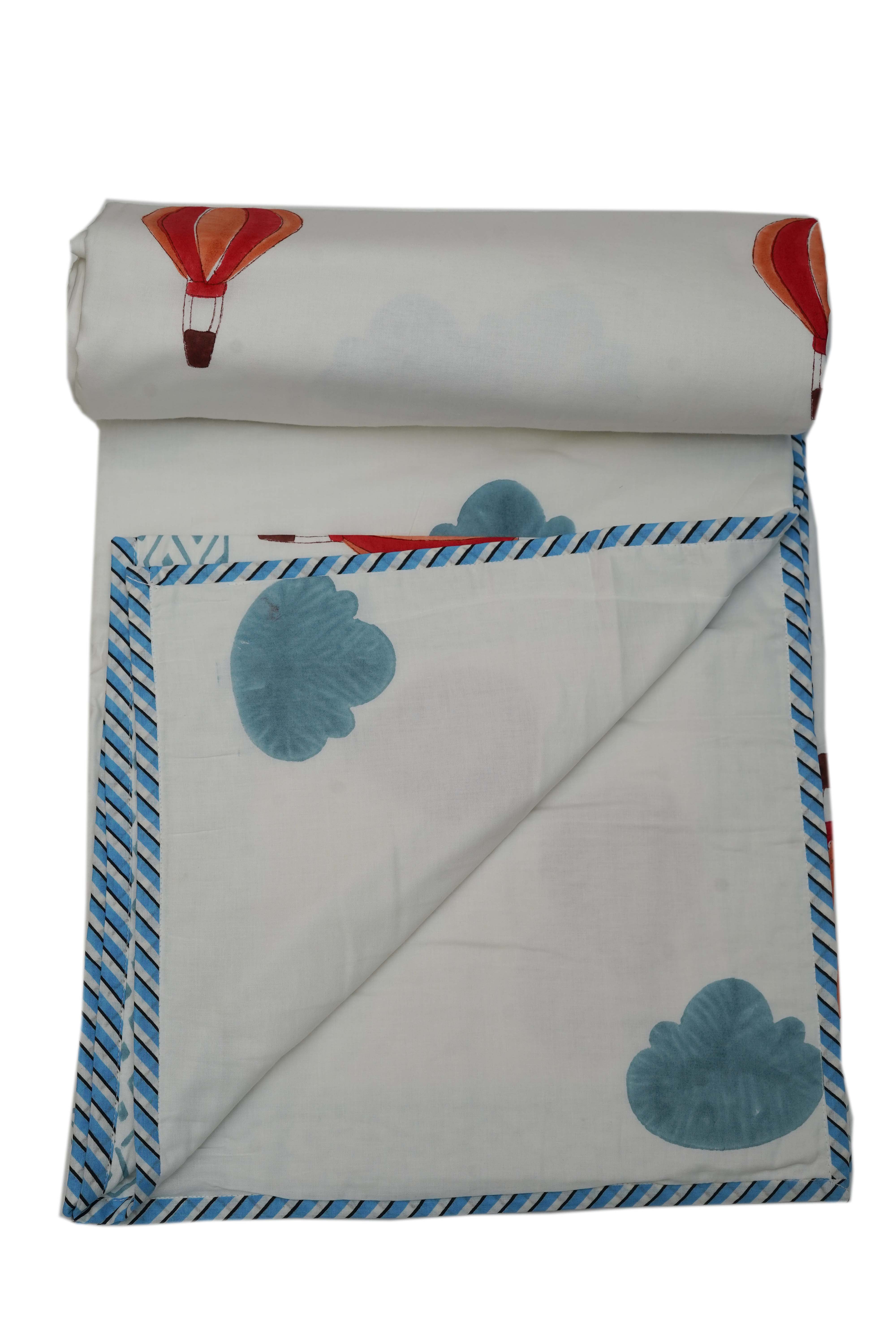 Hot air balloon Organic Cotton Dohar