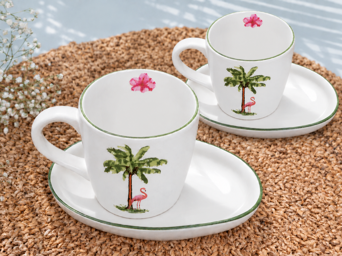 Tropical Bloom Mug Gift Set