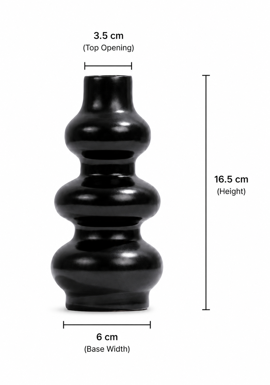 Noir Bubble Vase