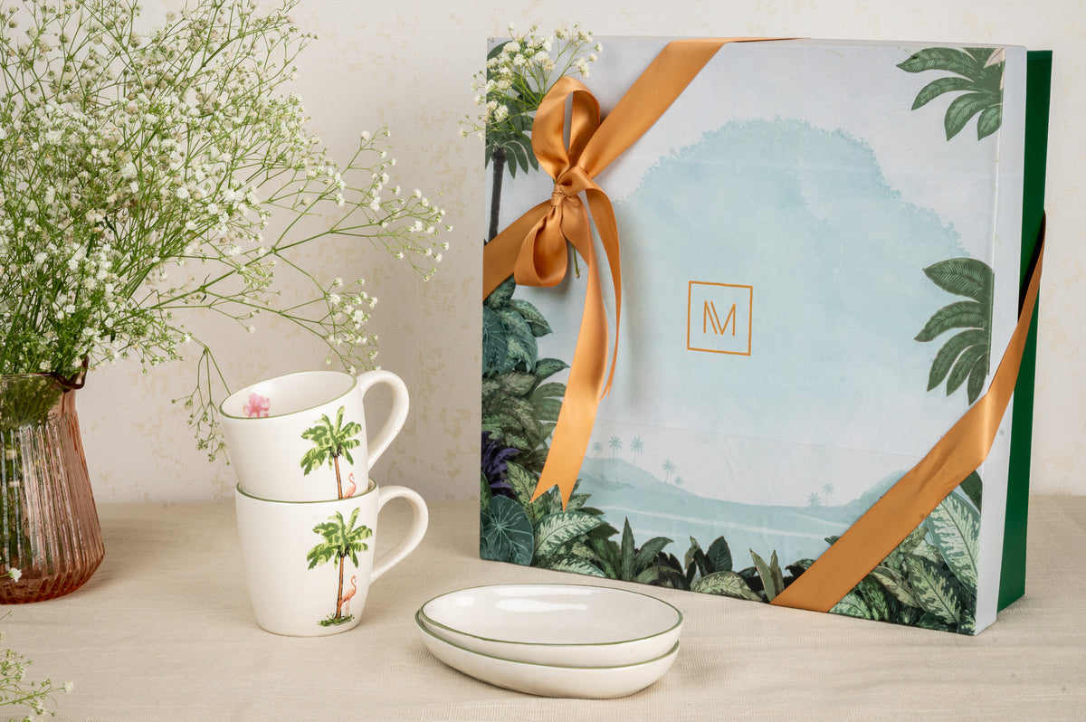 Tropical Bloom Mug Gift Set