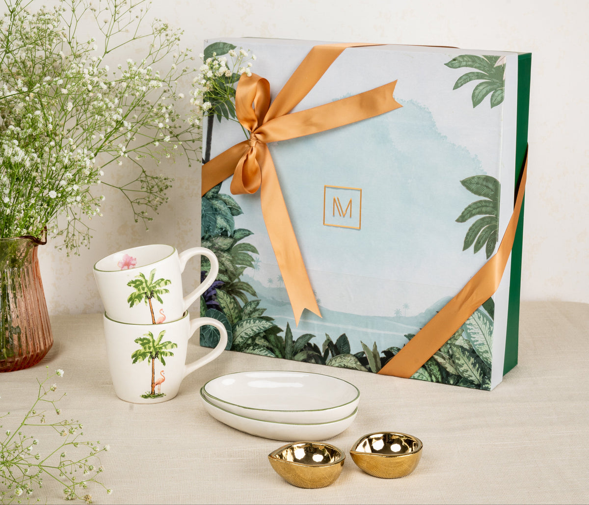 Tropical Bloom Mug Gift Set