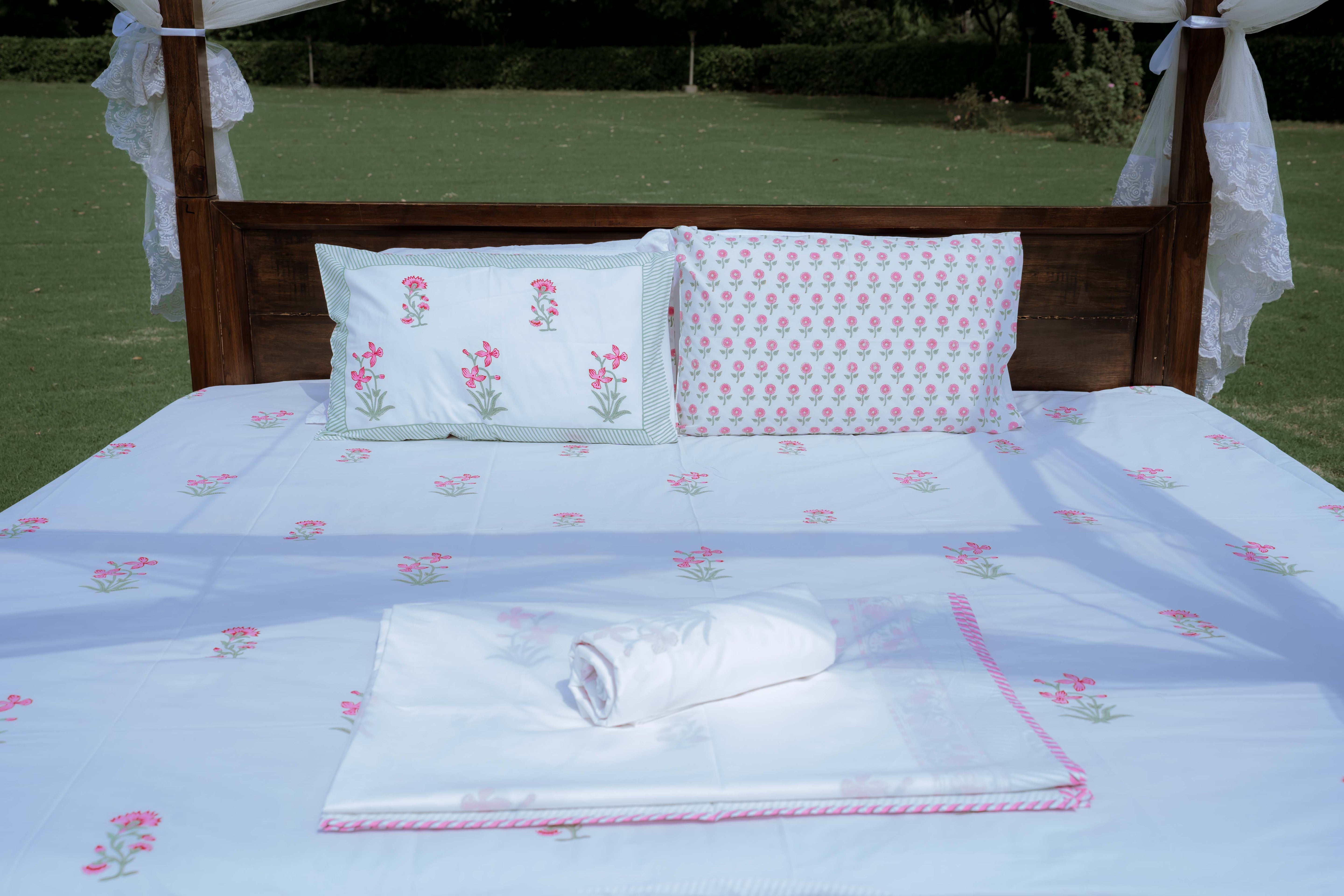 Petal Parade Organic Cotton Bedsheet