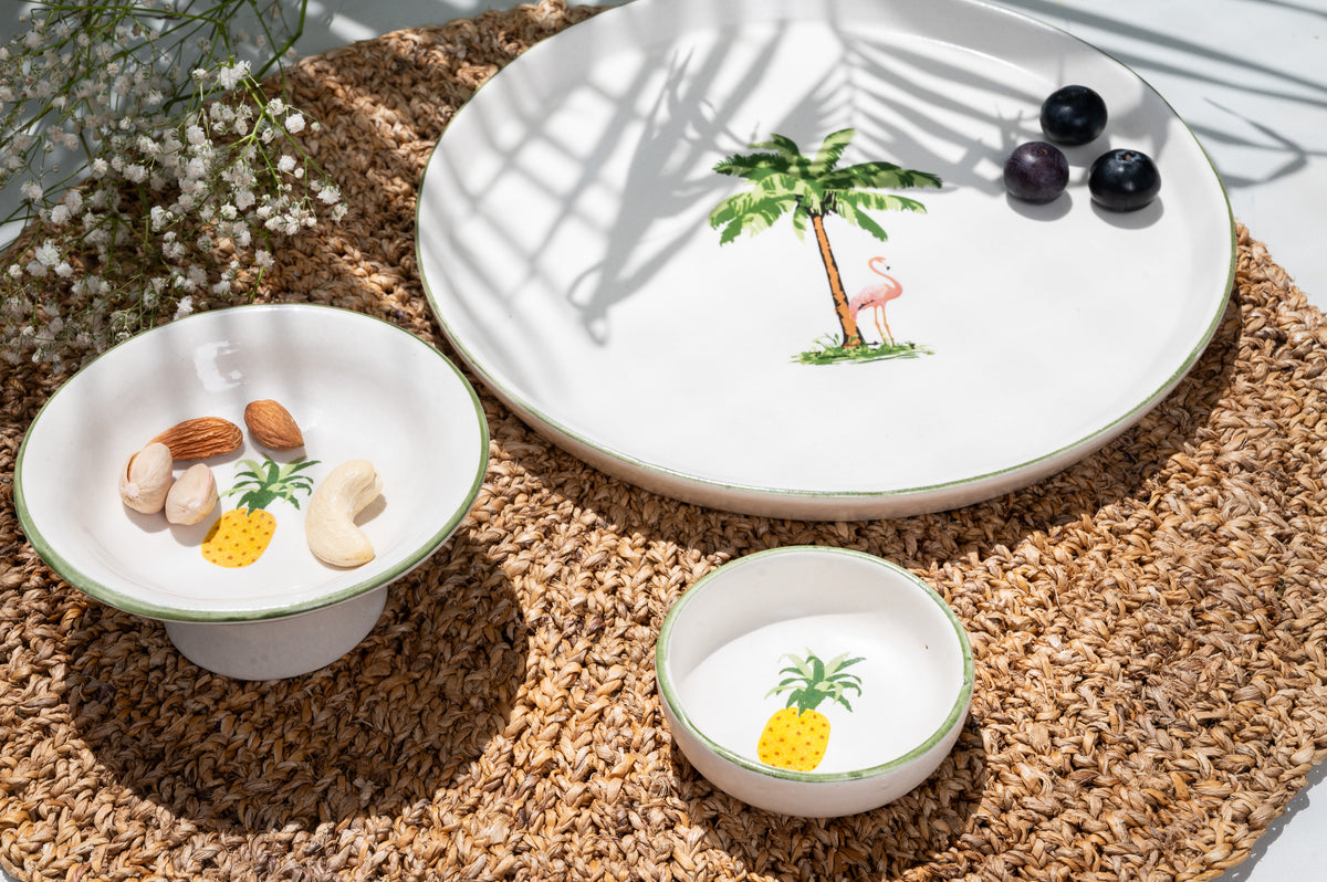 Pineapple dip bowl