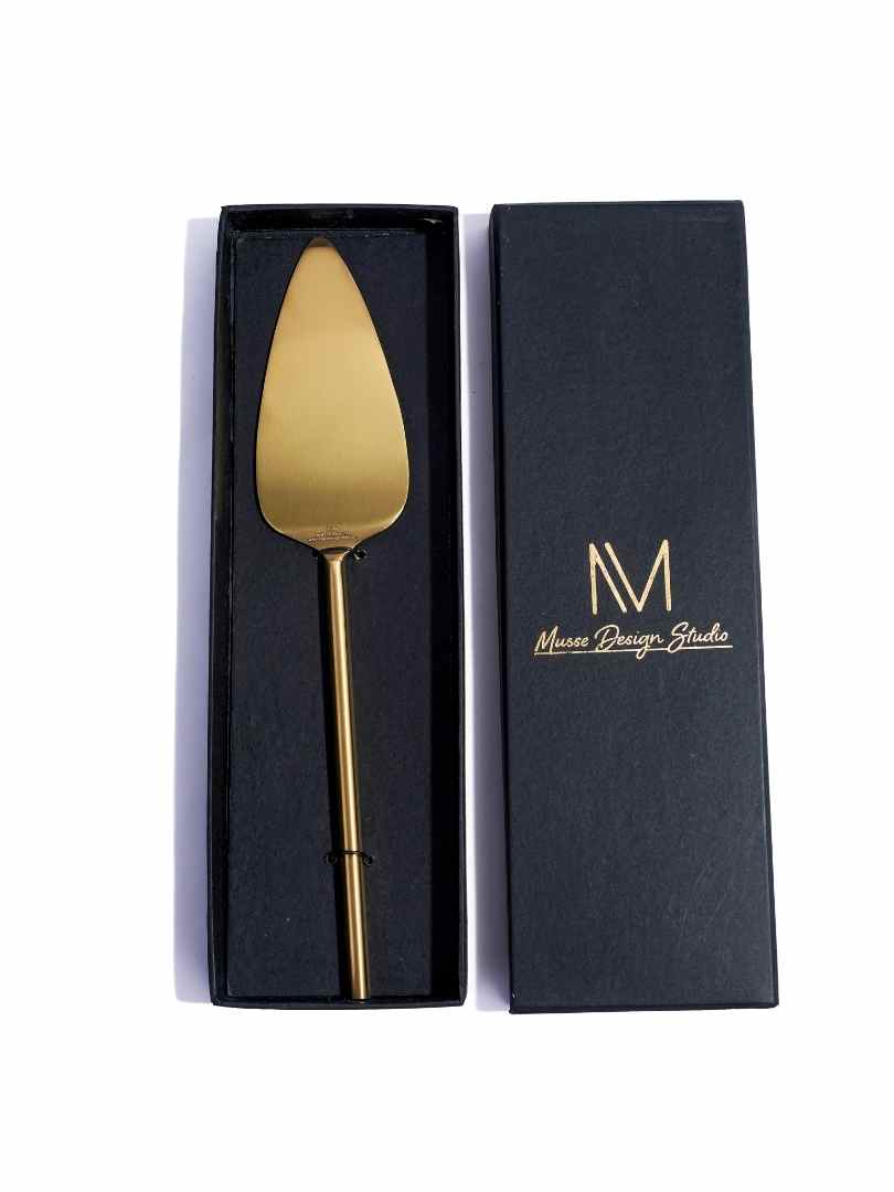 Brass Cake Server