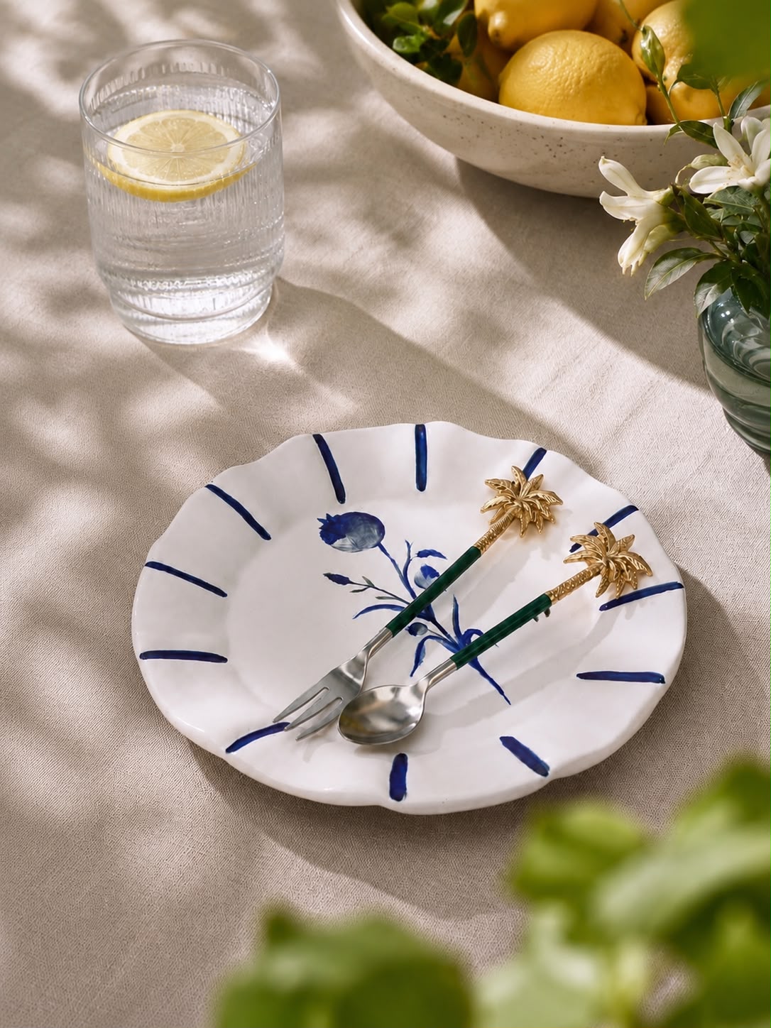 Palm Grove Dessert Set