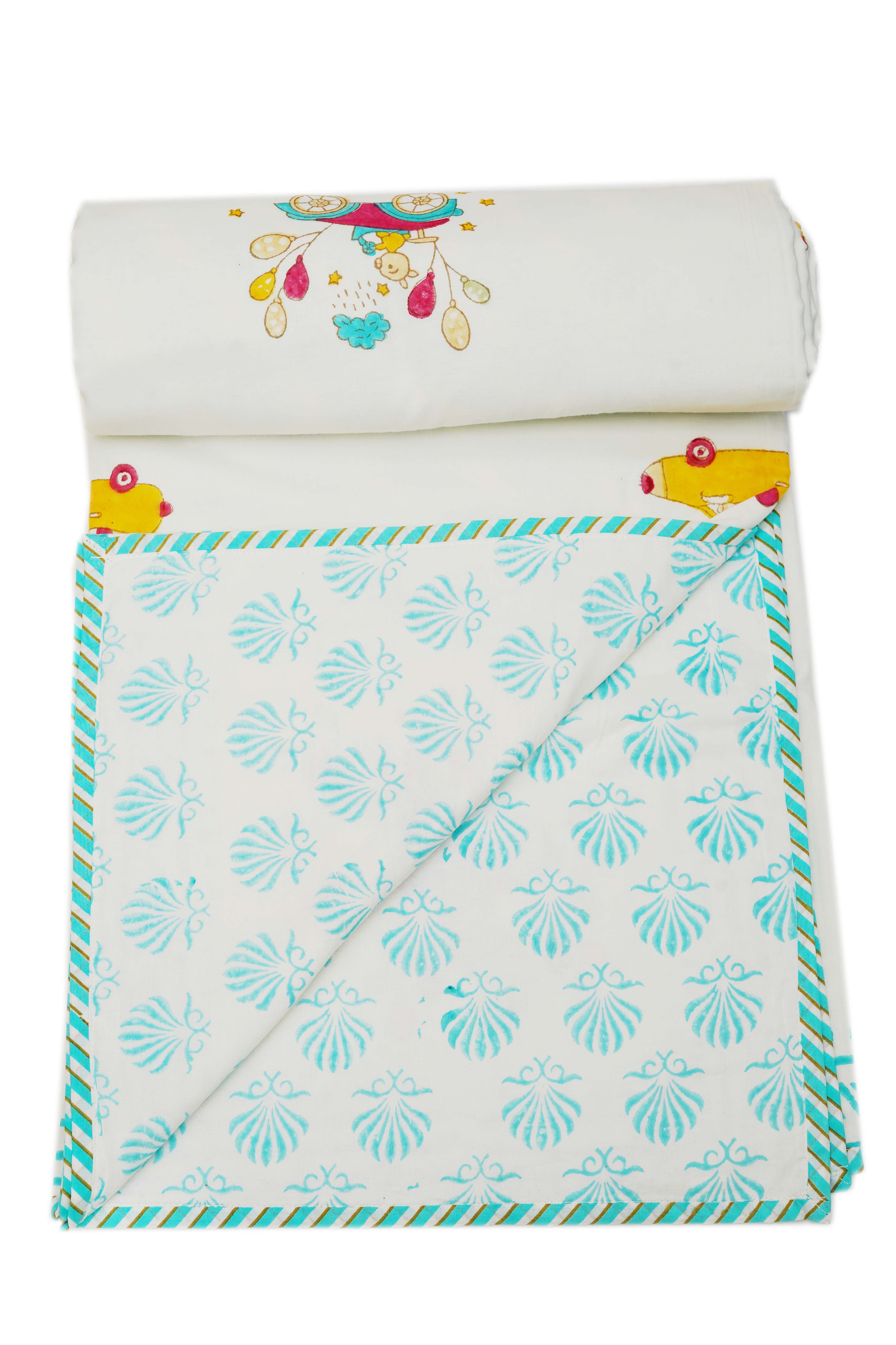 Tiny Cars Organic Cotton Dohar