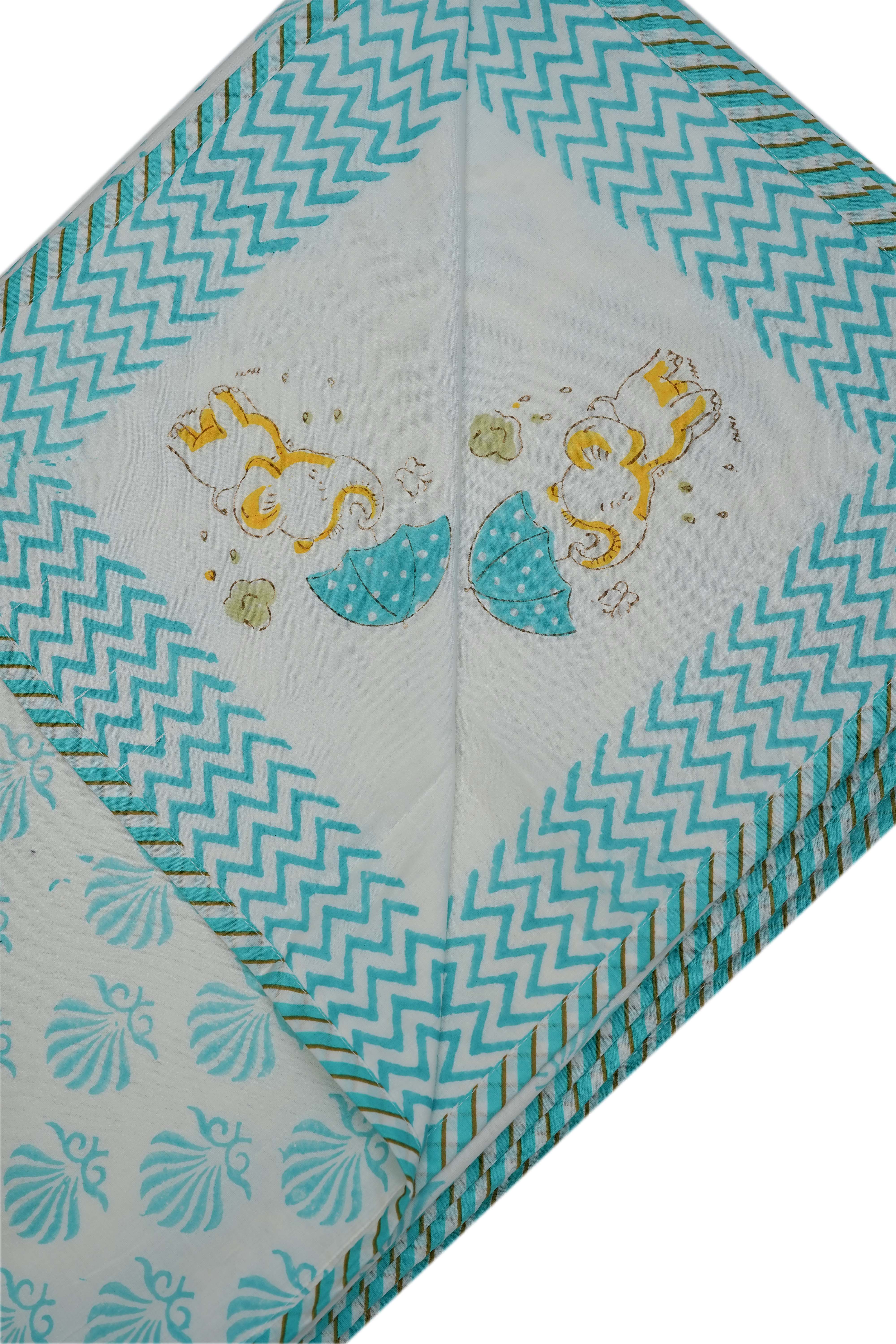 Baby Elephant Organic Cotton Dohar