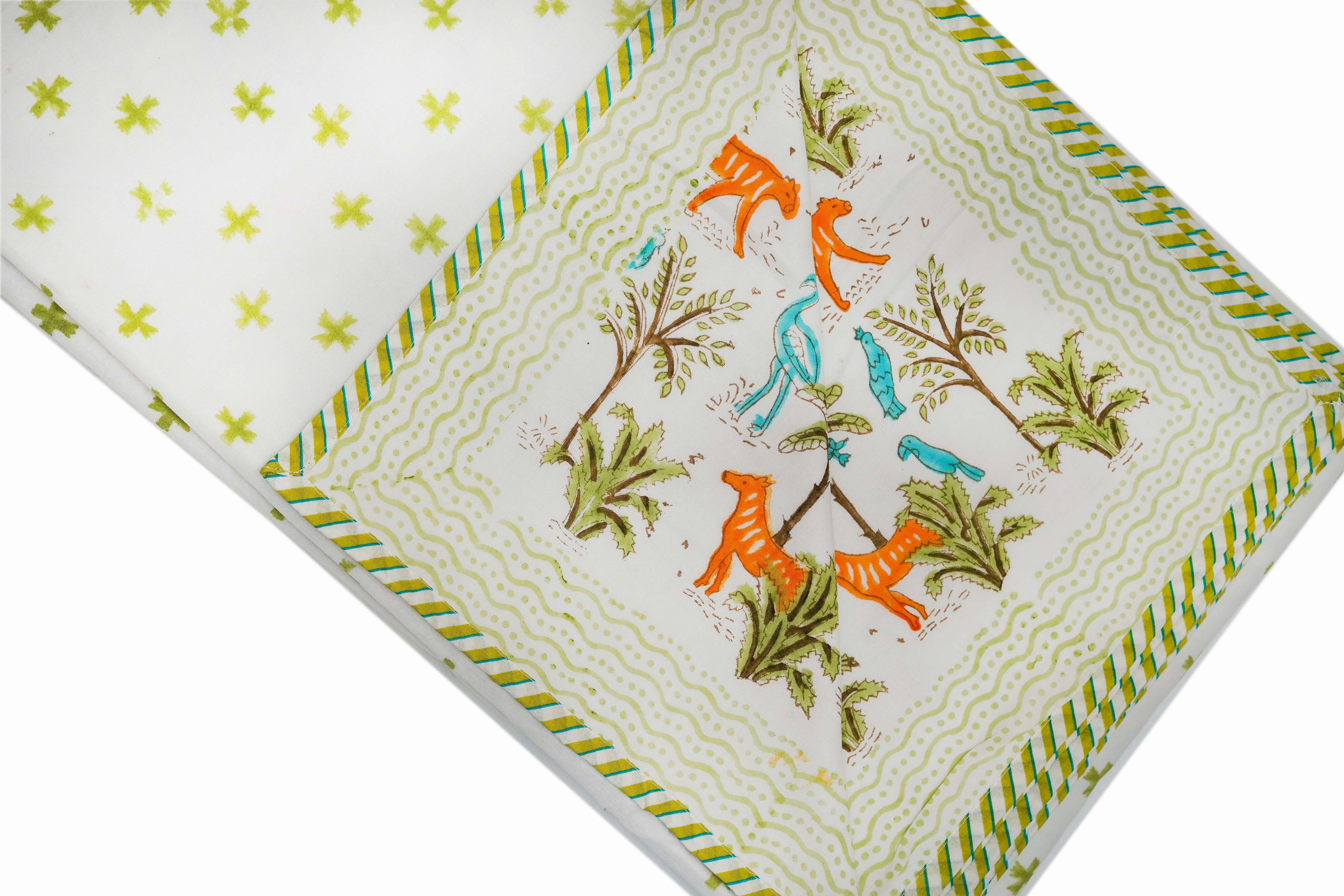 Tiger Safari Organic Cotton Dohar