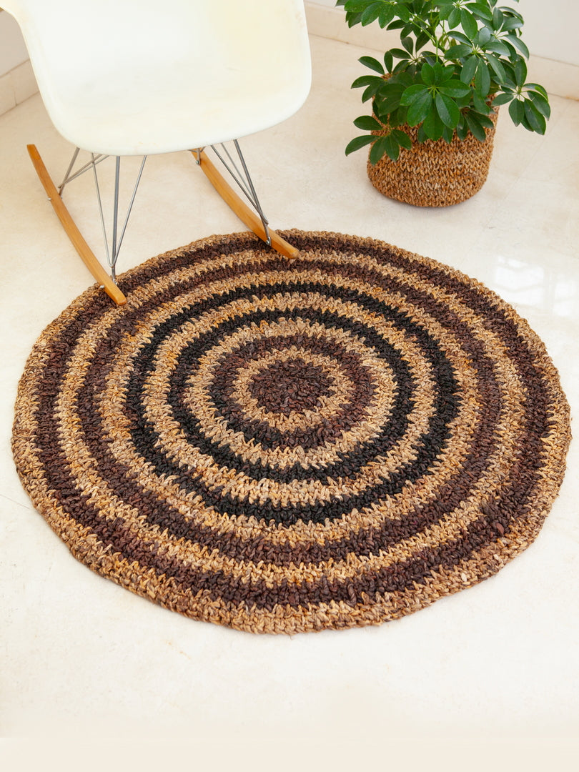 Banana Rug (black & natural)